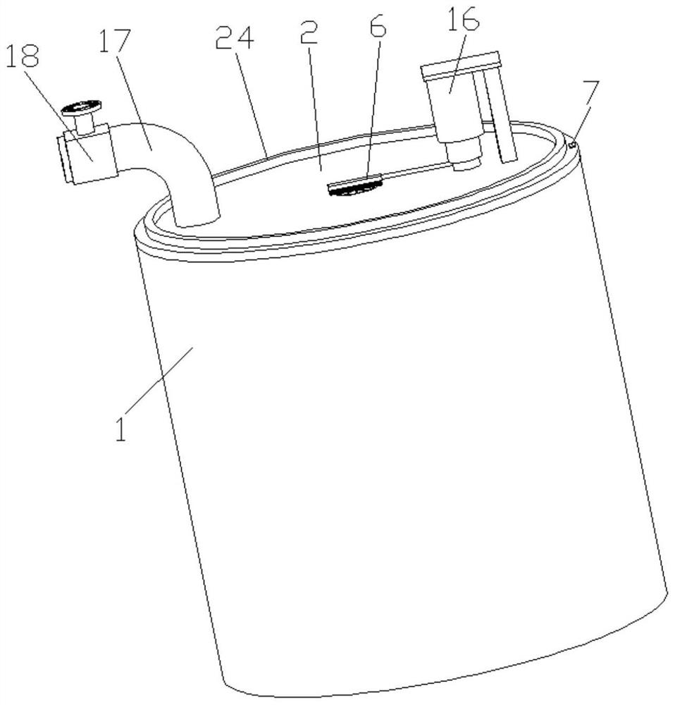 Intelligent rainwater collecting device