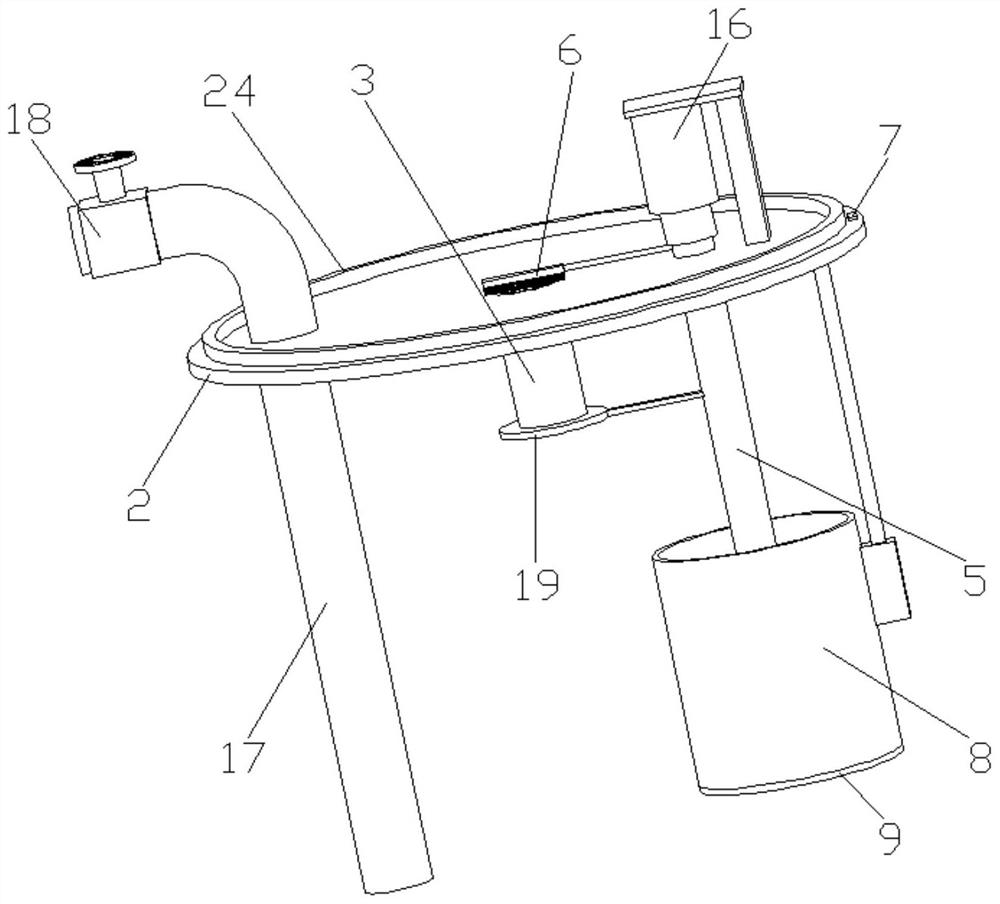 Intelligent rainwater collecting device