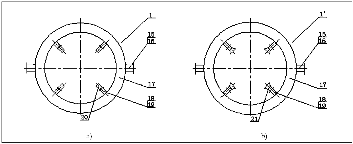 Winding tube type heat exchanger with circular tube flow guider and inner lining barrel device