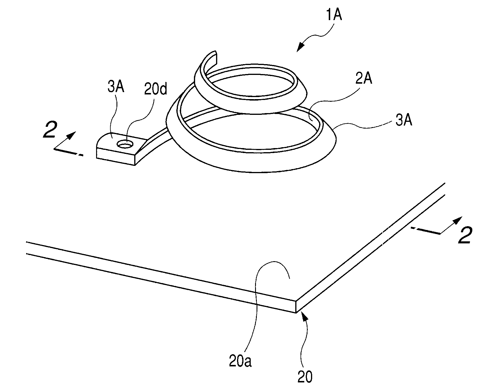 Contact made of ceramic and its manufacturing method