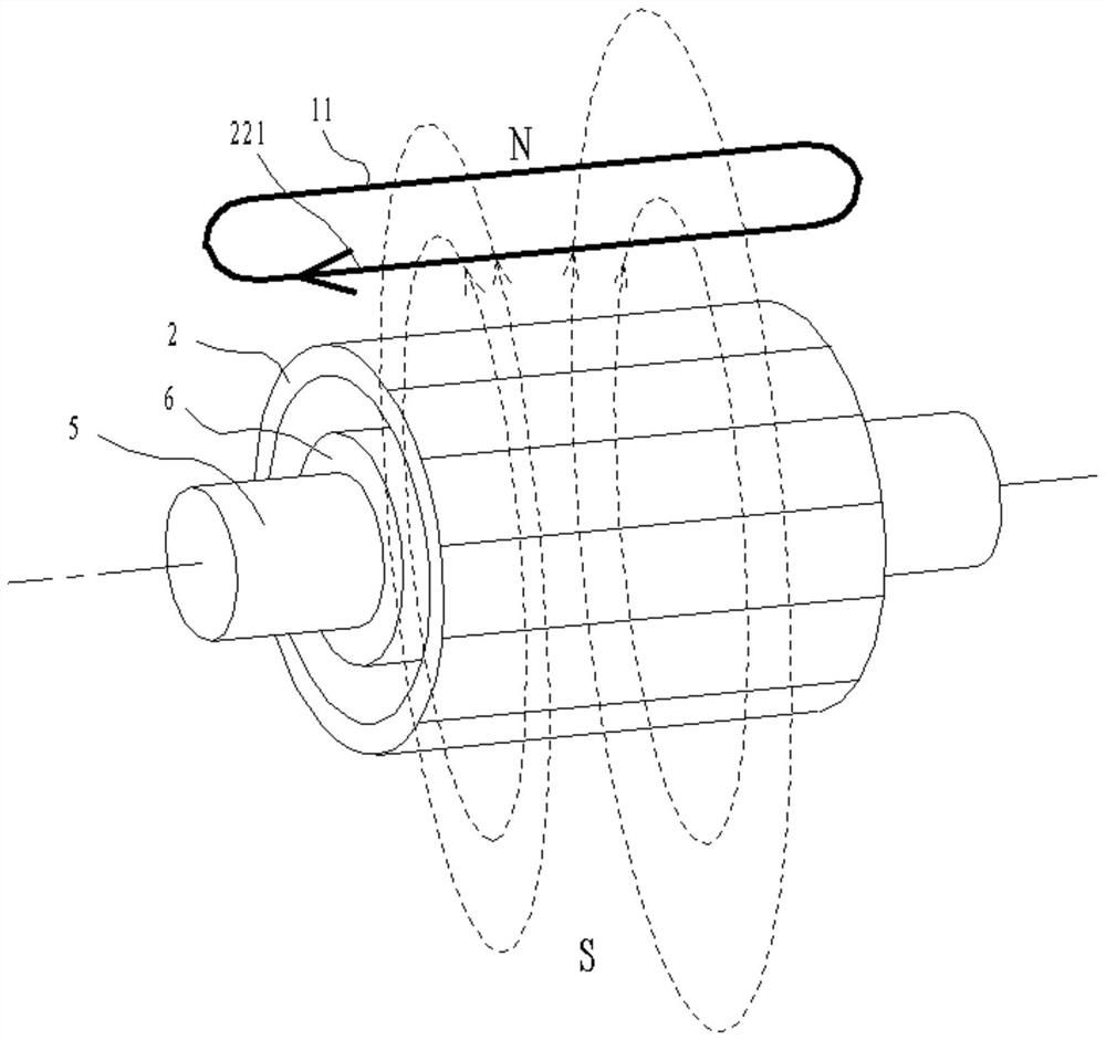A motor with fast heat dissipation function of stator