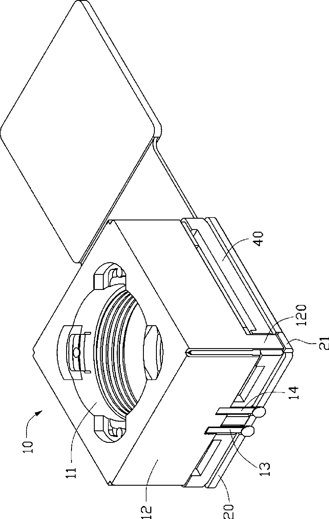 Voice coil motor and imaging device with same