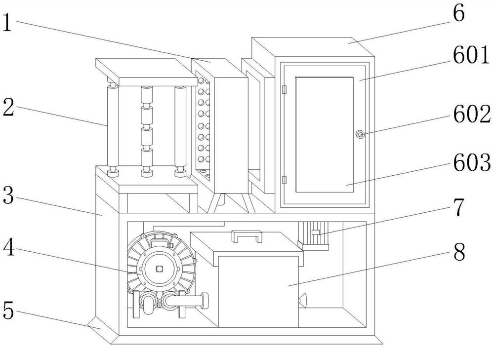 Dust removal type cloth winding equipment suitable for detection operation