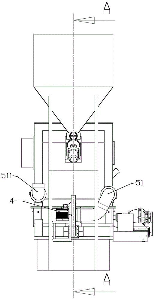 Biomass particle burner and use method thereof