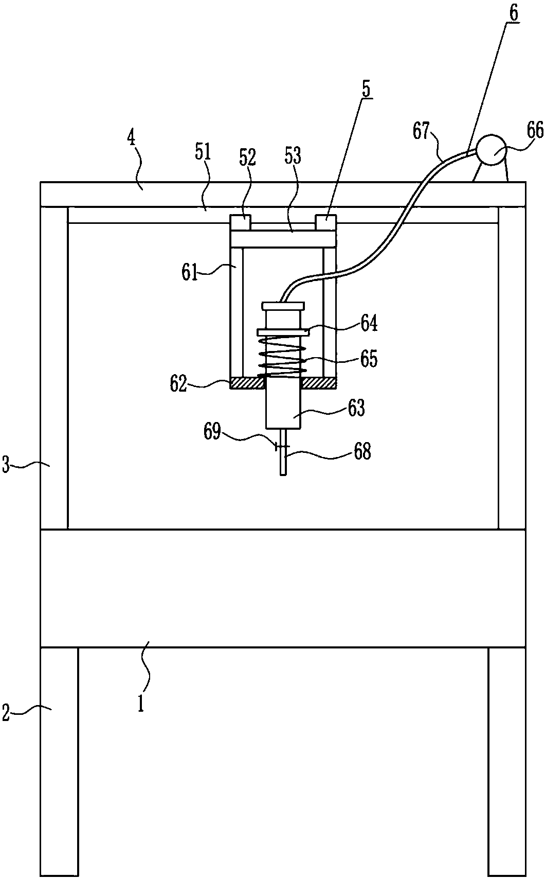 Glue dispensing equipment for integrated circuit packing