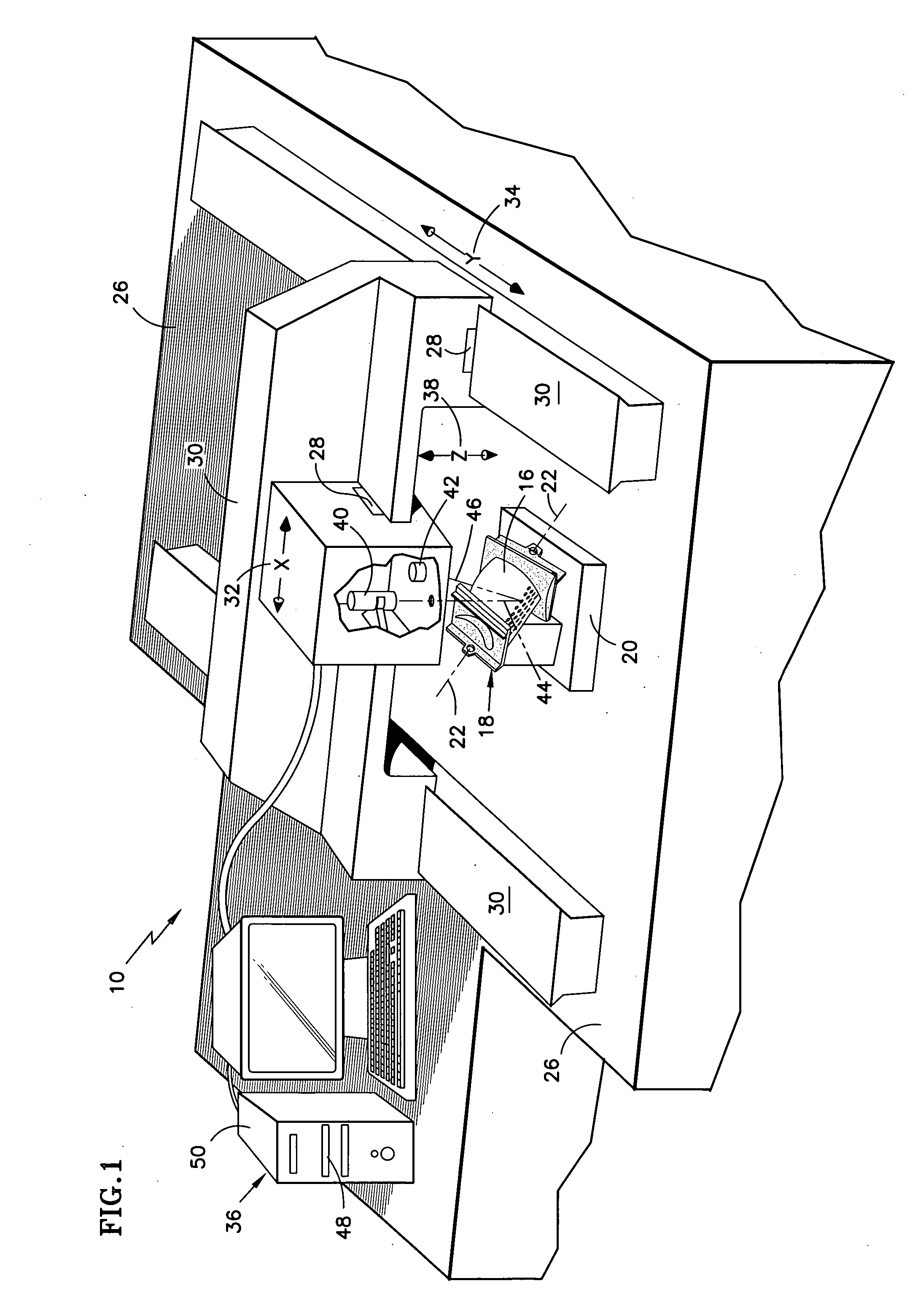 Systems and methods for determining the location and angular orientation of a hole with an obstructed opening residing on a surface of an article