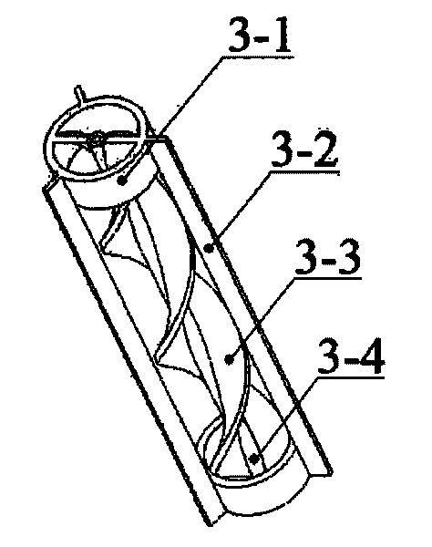 Inner boundary layer cutting disturbing radial mixed flow device of heat exchange pipe