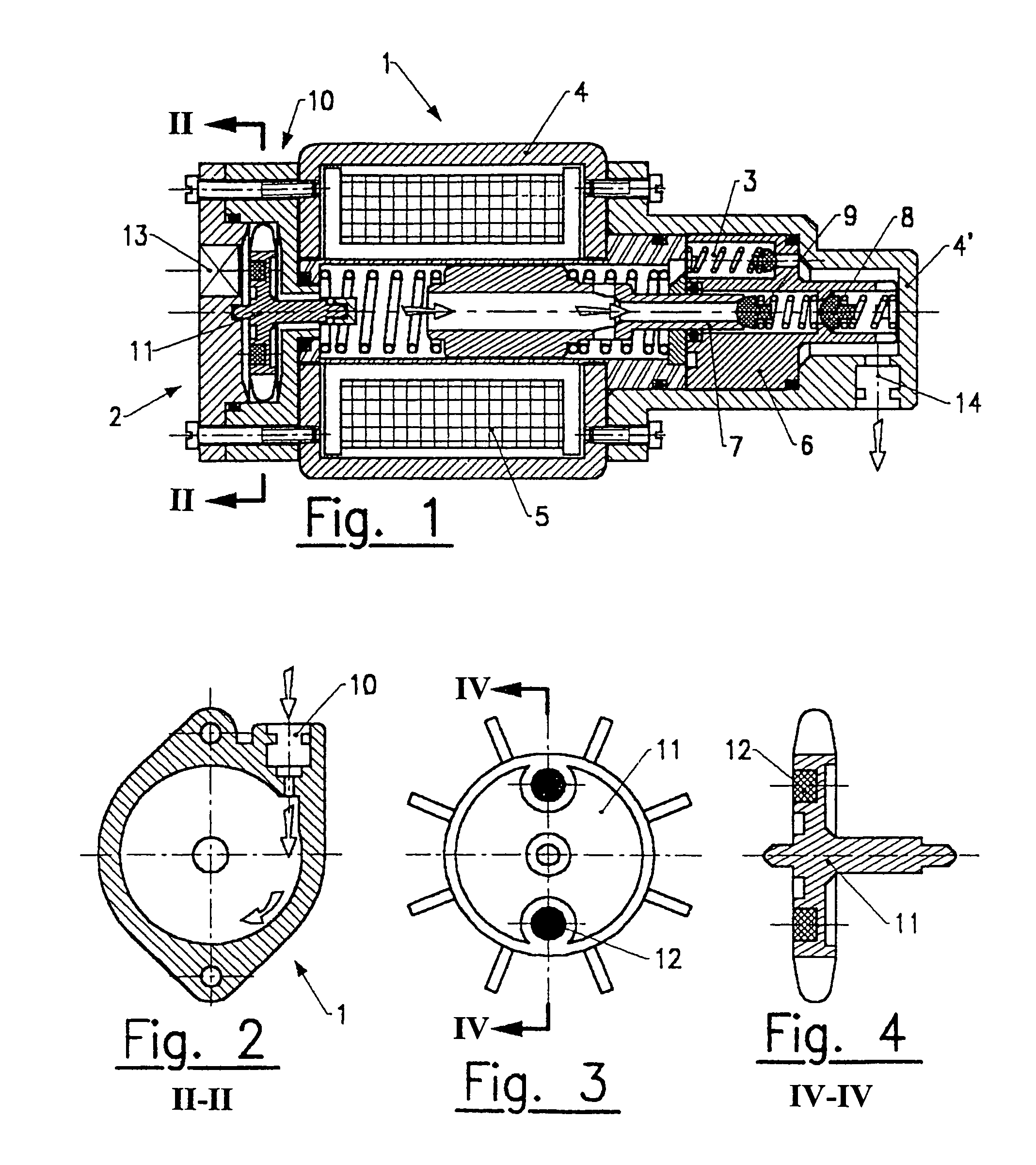 Motor pump system with axial through flow utilizing an incorporated flowmeter and pressure controller