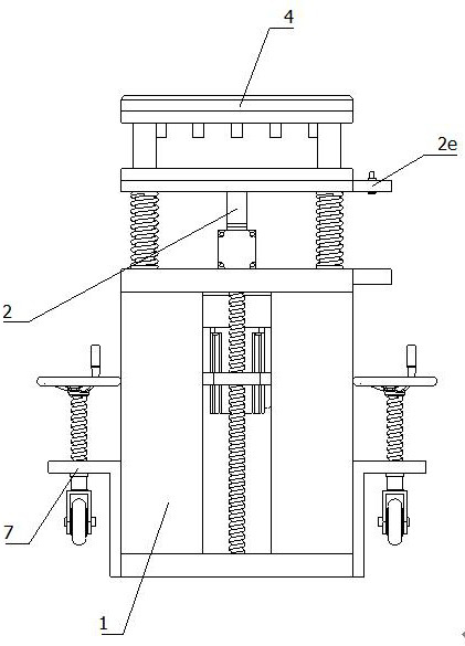 An intelligent processing device for a car-carrying plate in a parking garage