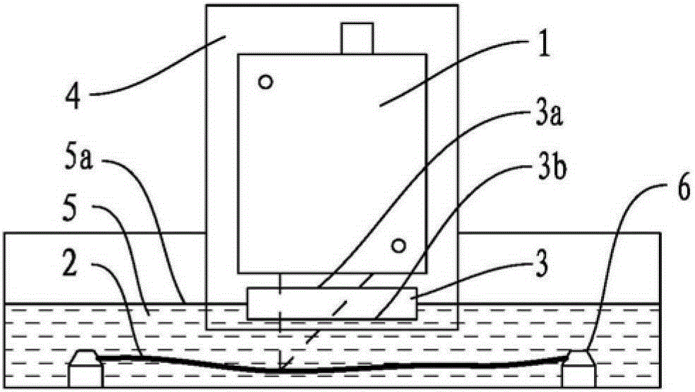 A method and device for measuring deformation of a thin substrate