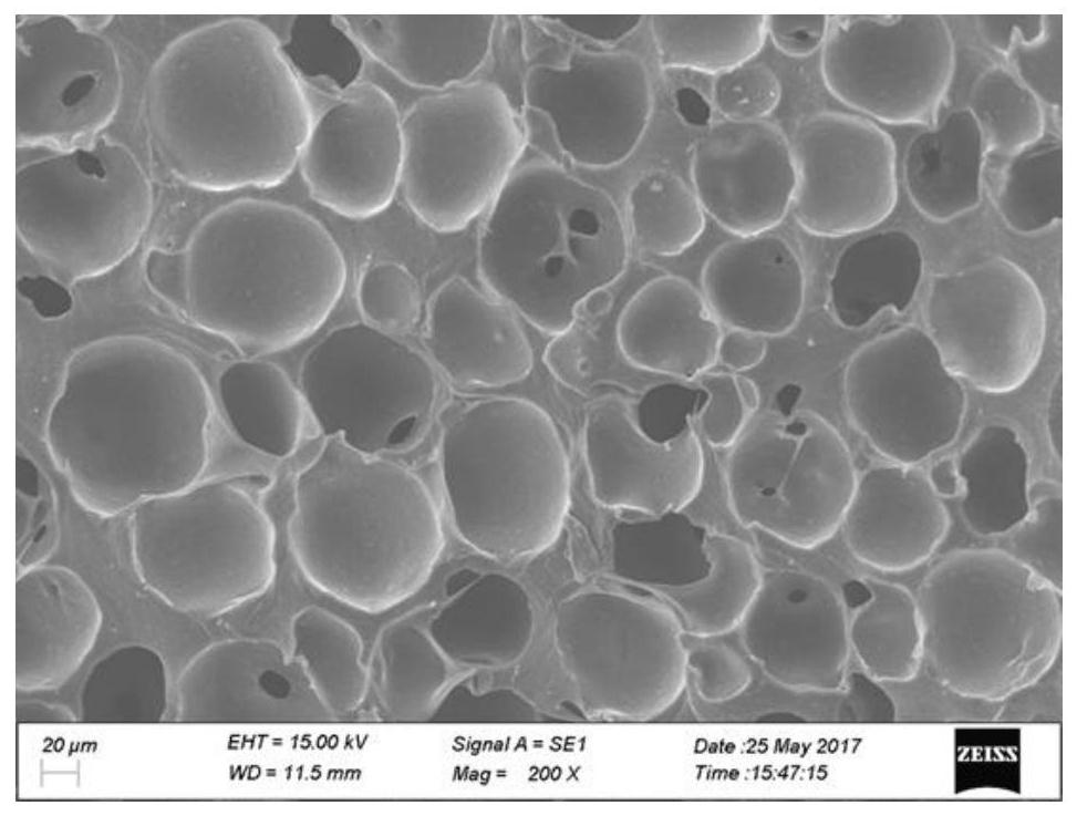 Porous impact-resistant tpu composite pressure sensing material, preparation method and application
