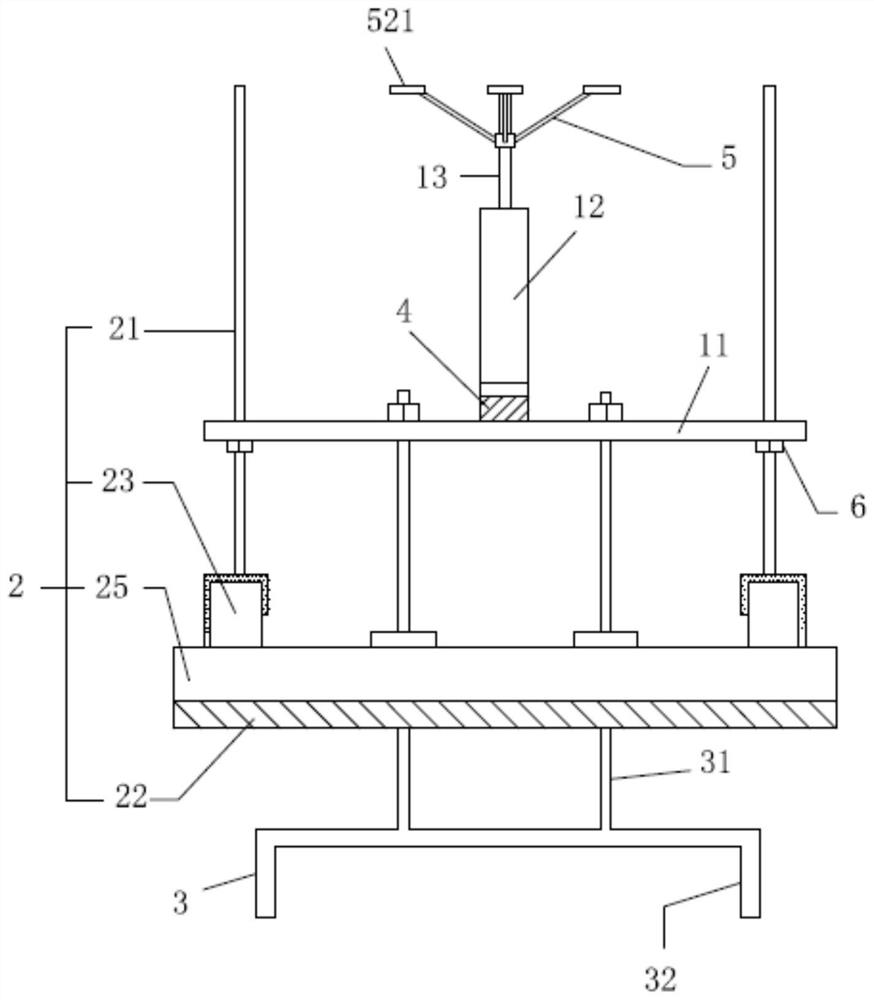 Multi-positioning adjustable hanging bracket mounting structure