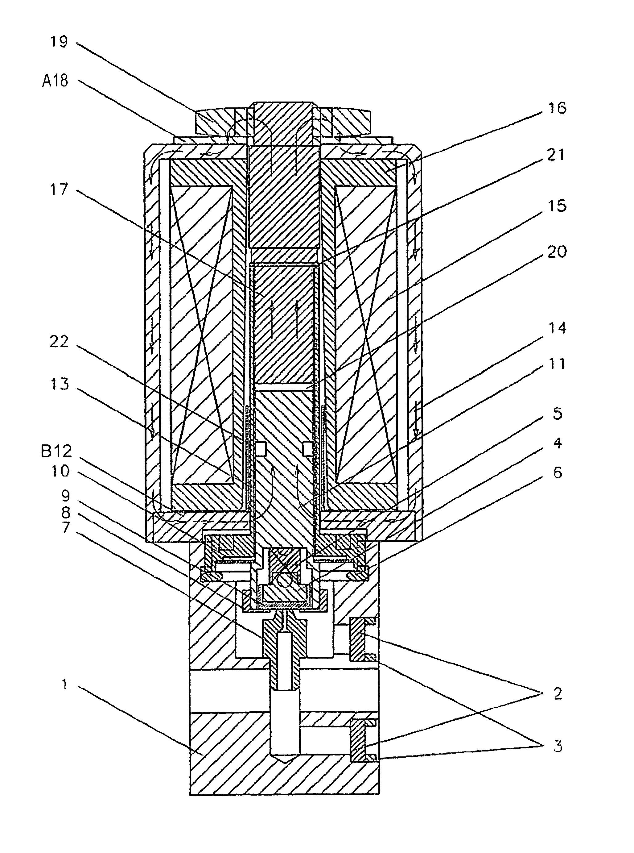 Proportional solenoid control valve