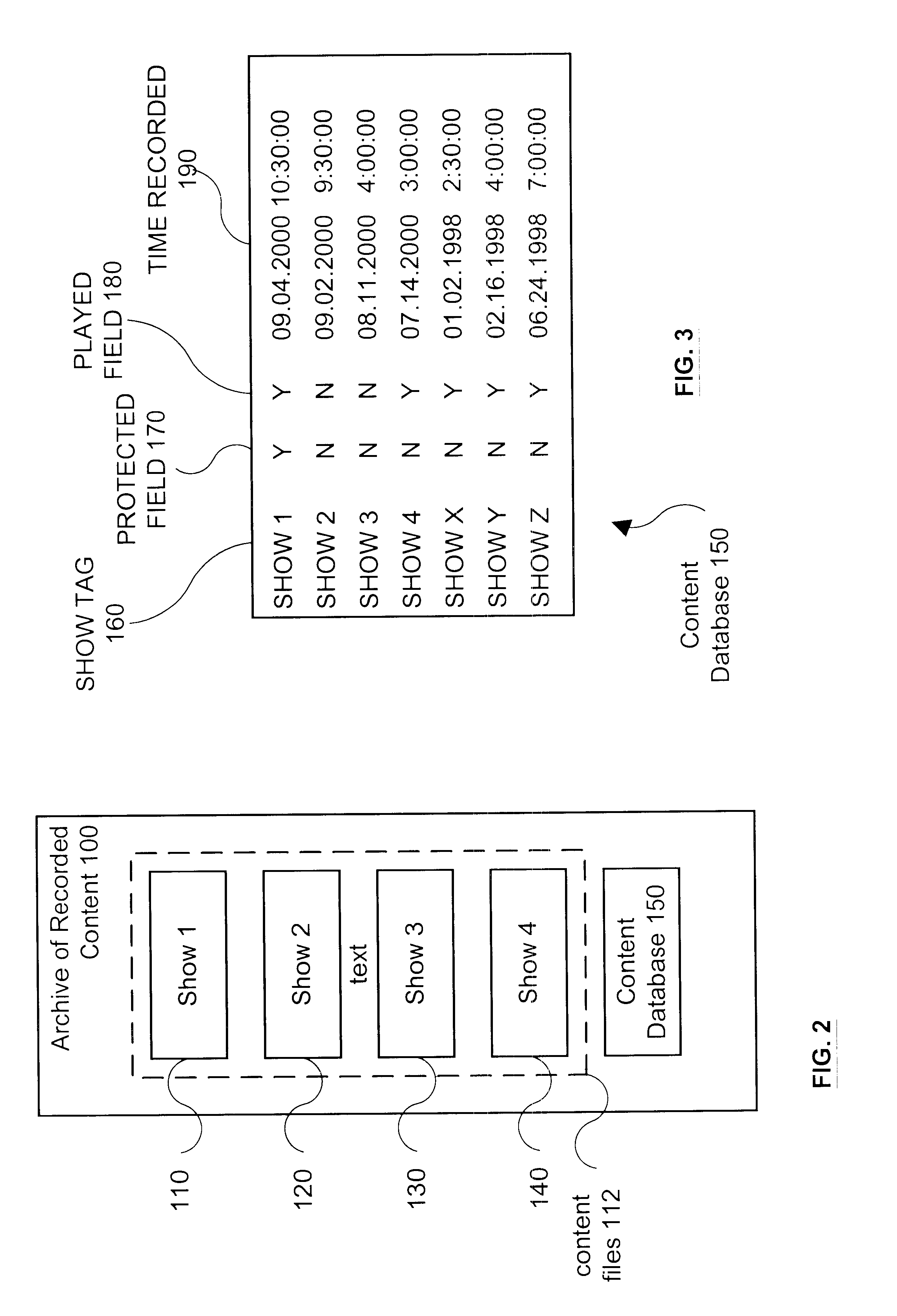 Method and apparatus for cache management for a digital VCR archive