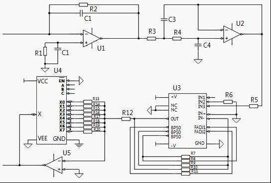 Weak signal acquisition and processing circuit