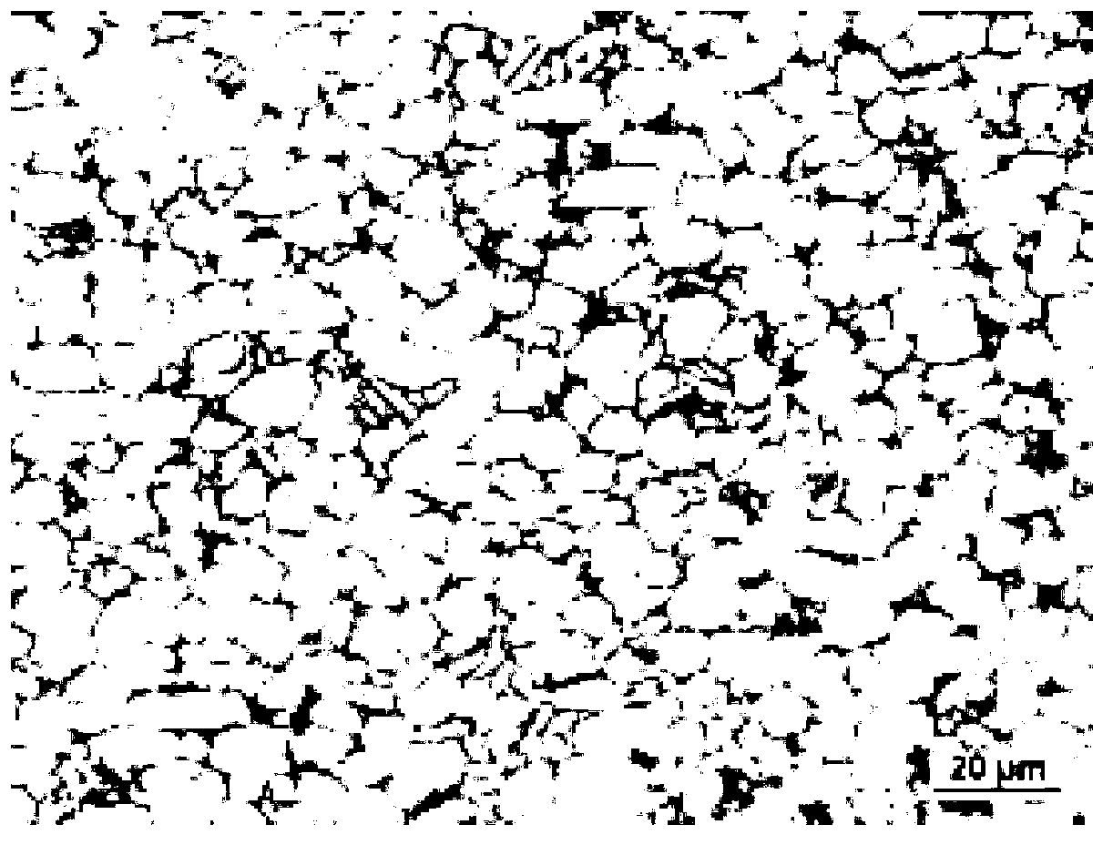 Method for acquiring tri-modal microstructure in near-alpha titanium alloy