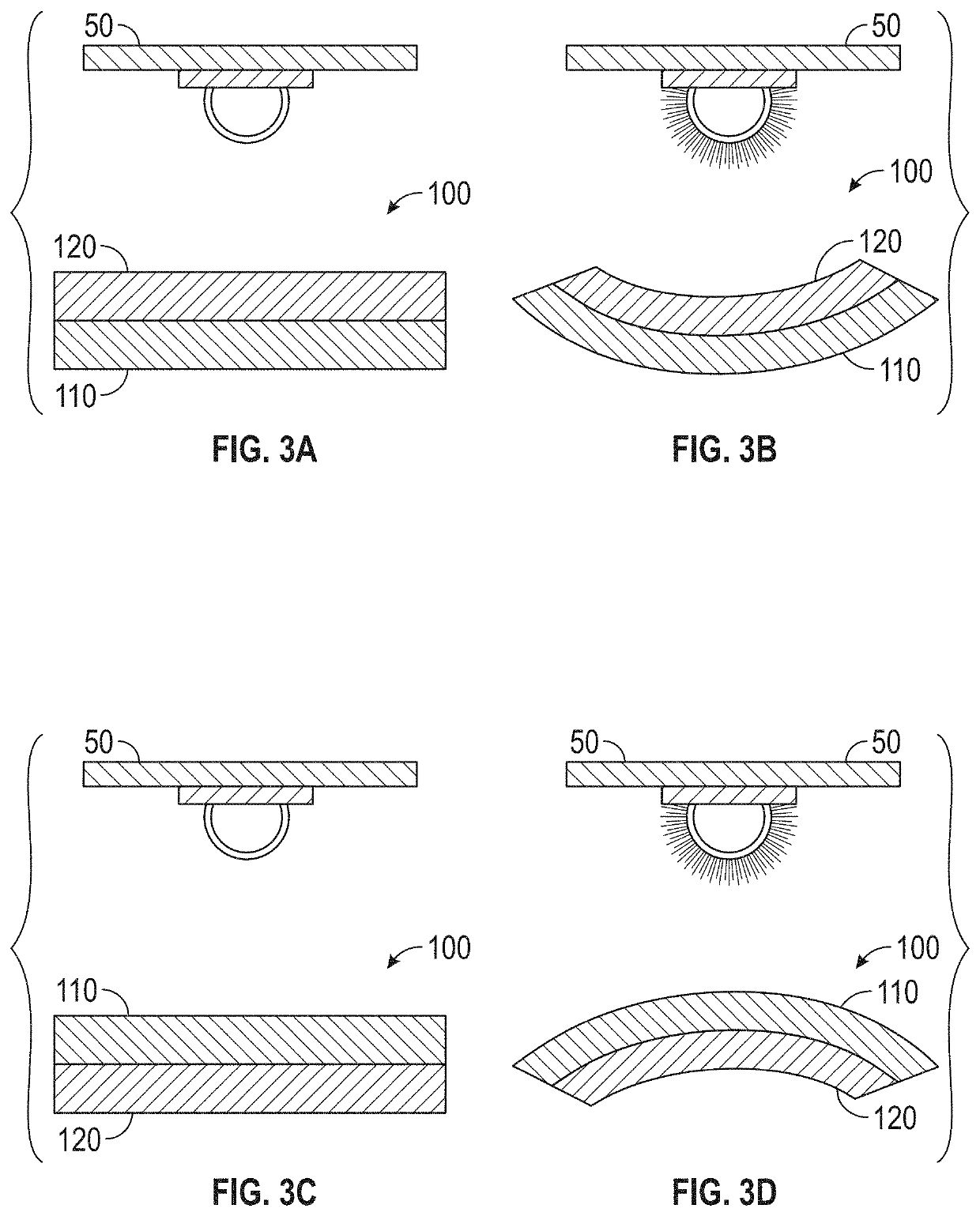 Externally Activated Shape Changing Device