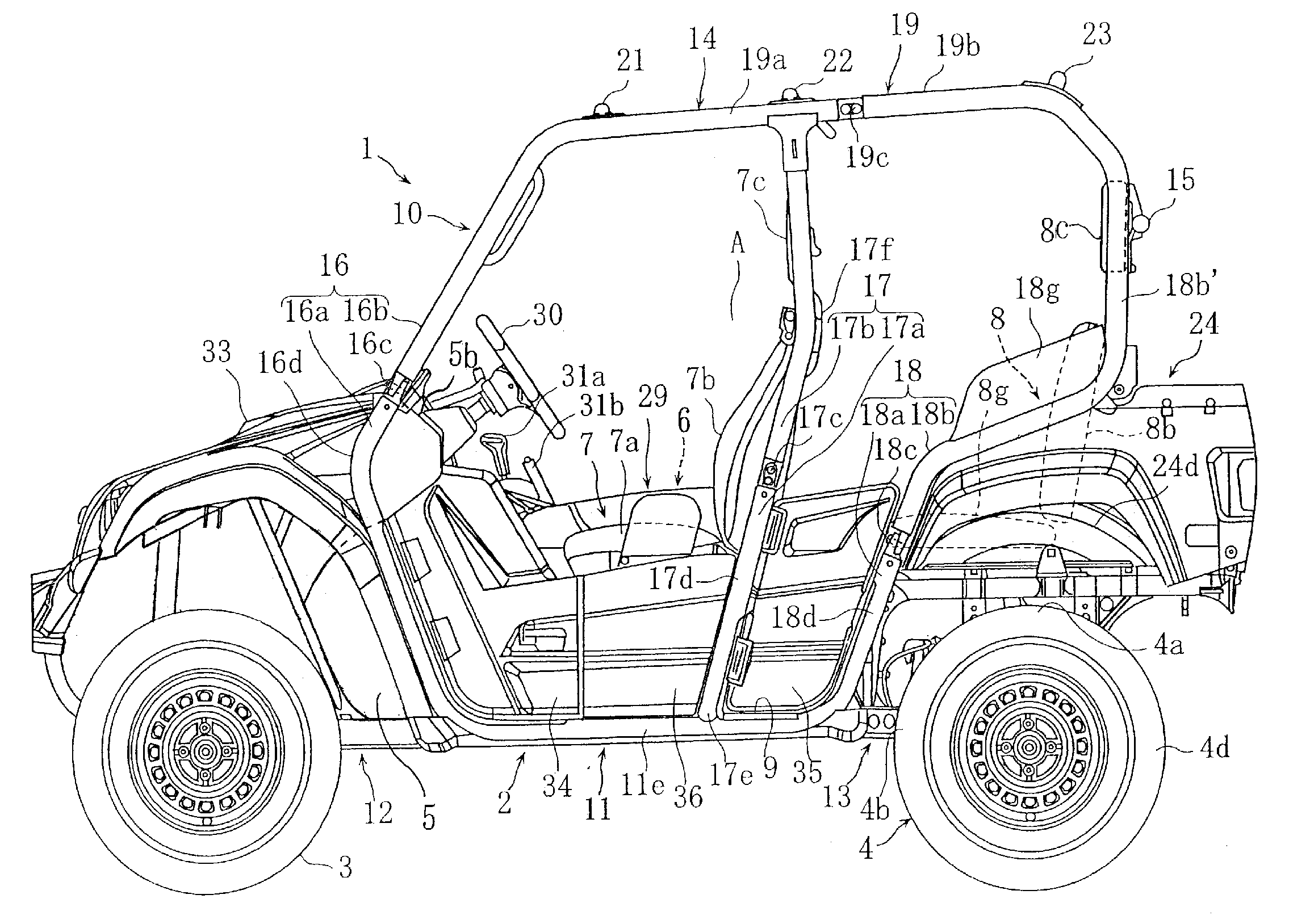 Design for an utility vehicle