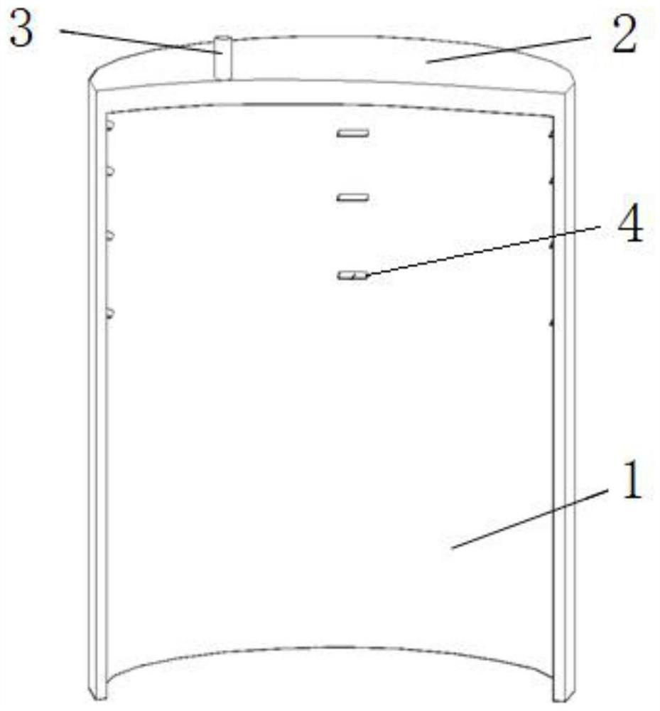 A bucket foundation that reduces soil plugging