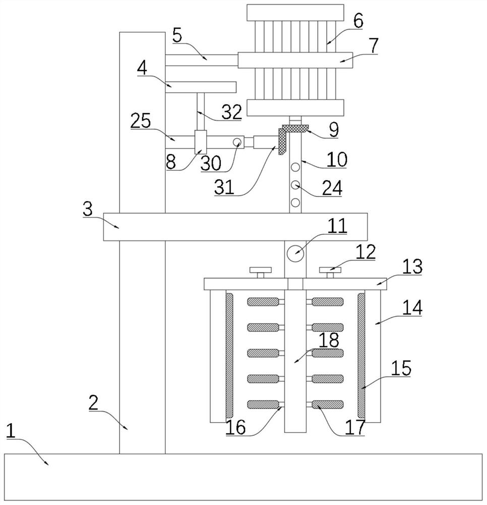 Convenient cleaning device for petroleum tank