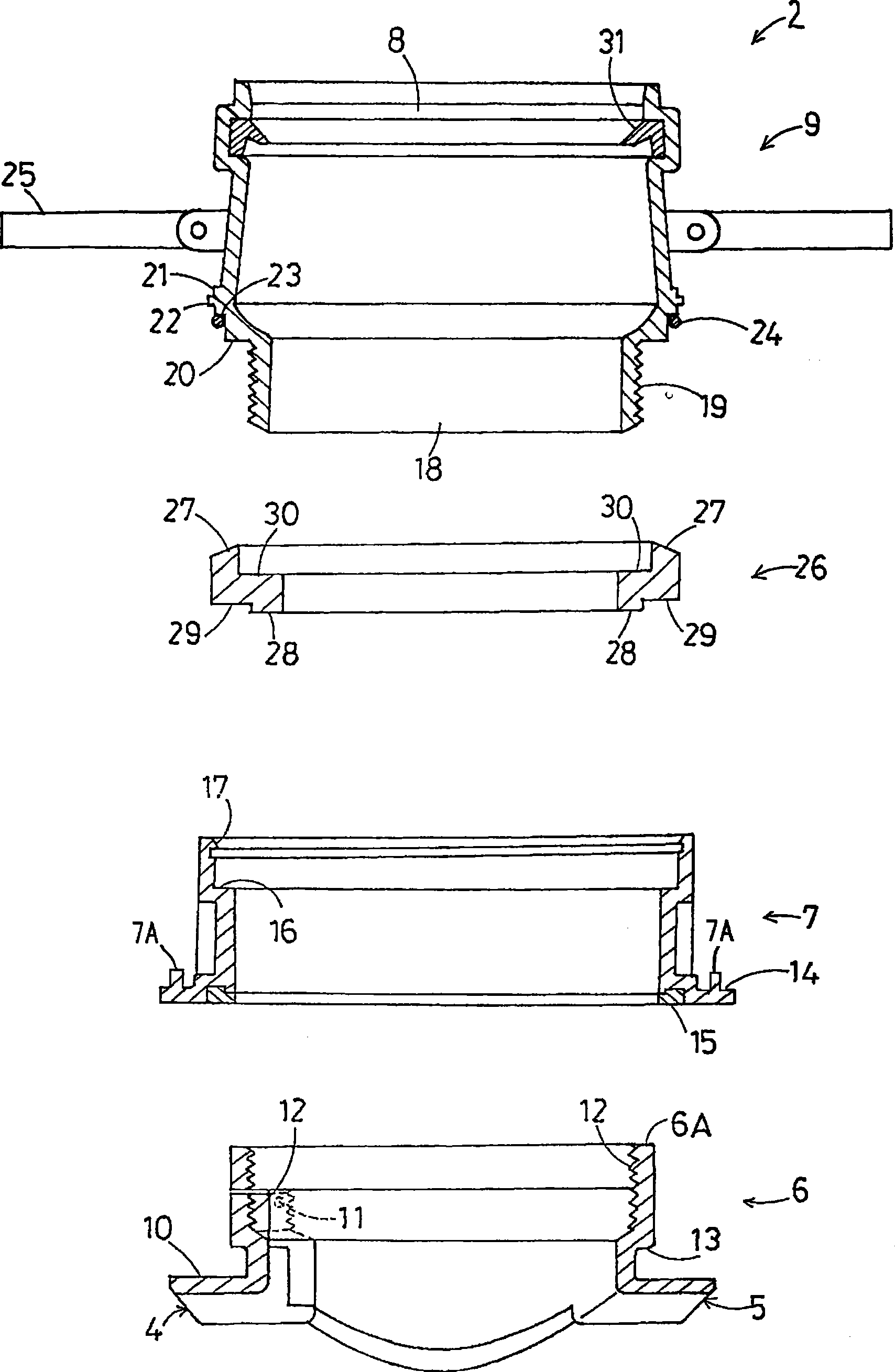Rubber sheet material for water stop, branch pipe connection configuration and construction method thereof