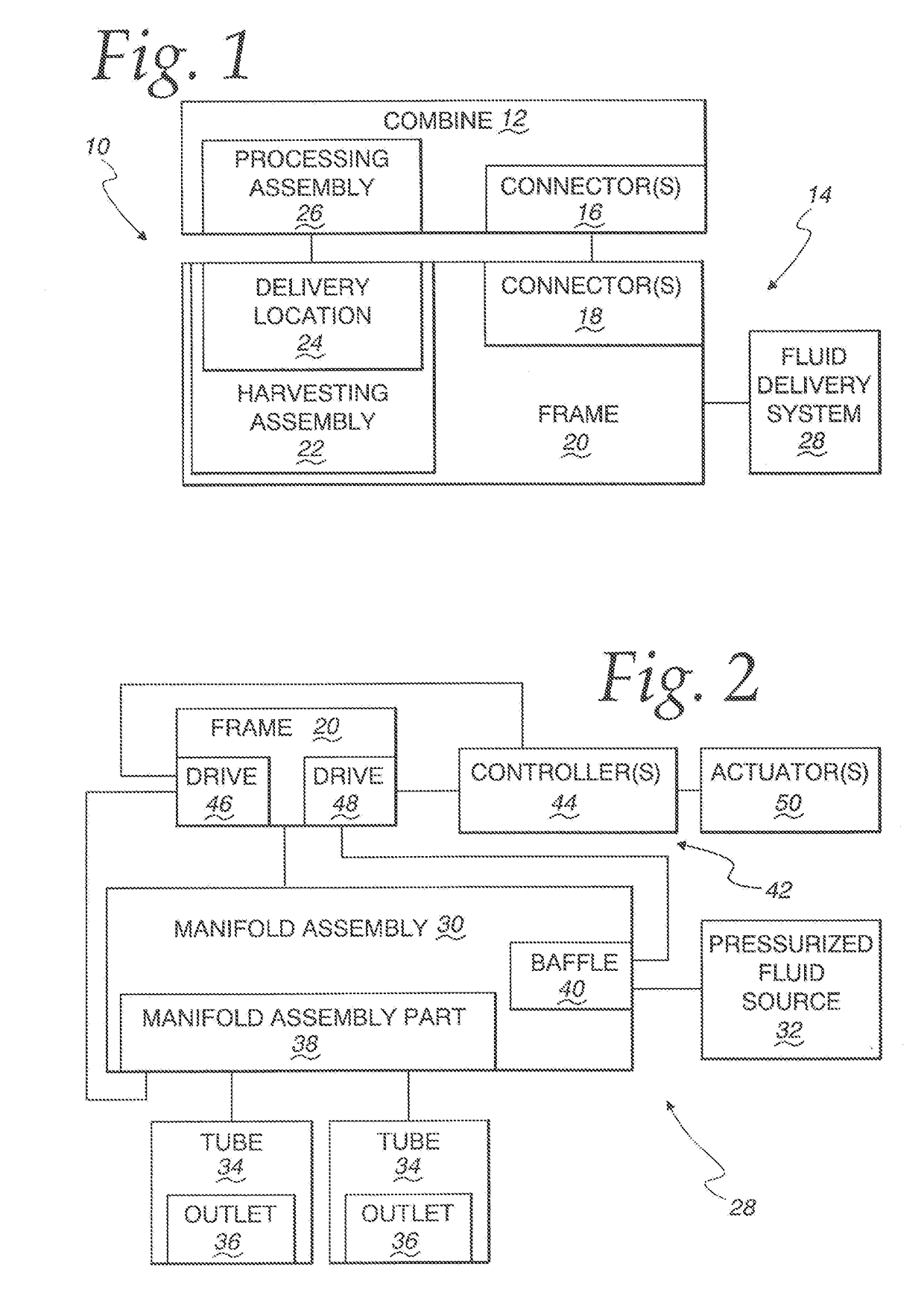 Agricultural harvesting unit and method of harvesting using the unit