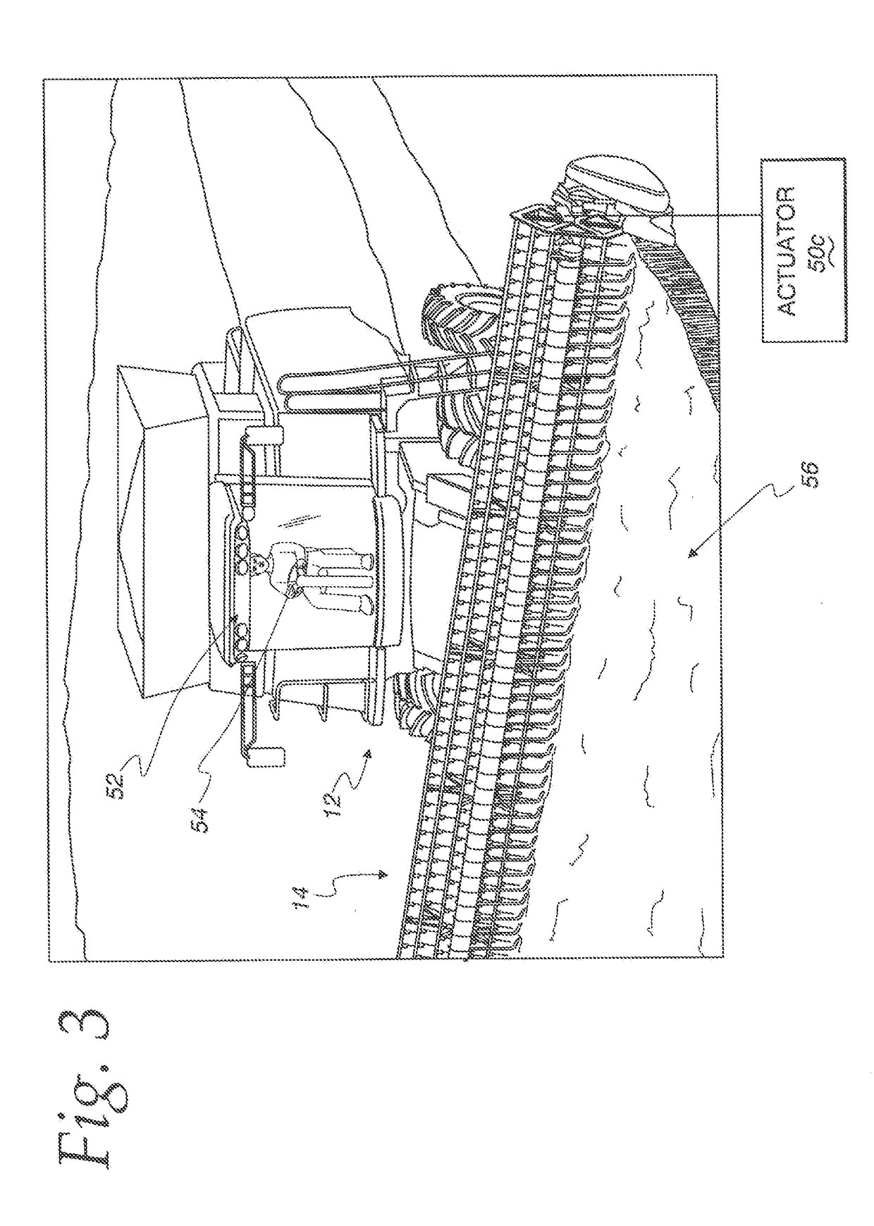 Agricultural harvesting unit and method of harvesting using the unit