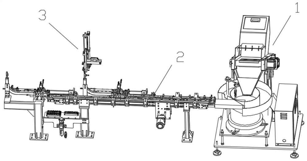 New energy motor rotor magnetic steel feeding assembly mechanism