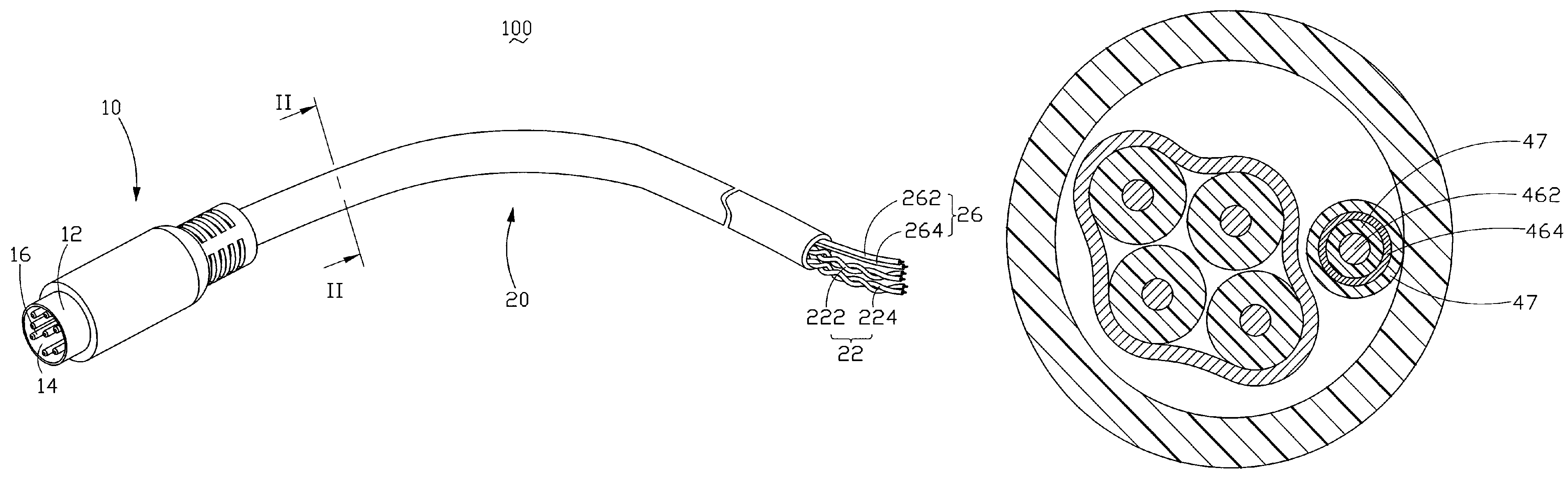 Signal transmission cable