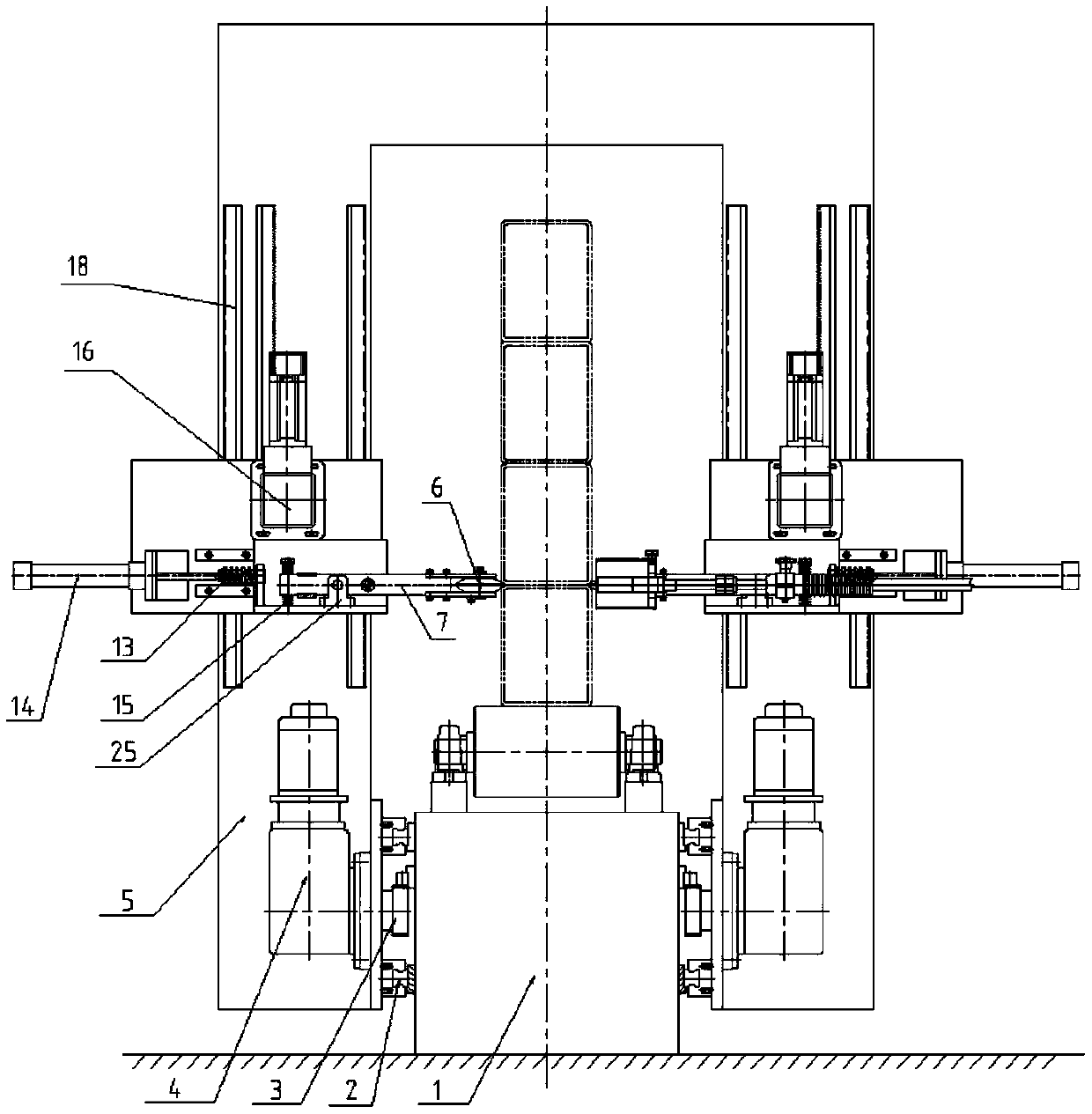 Weld joint deviation correcting device