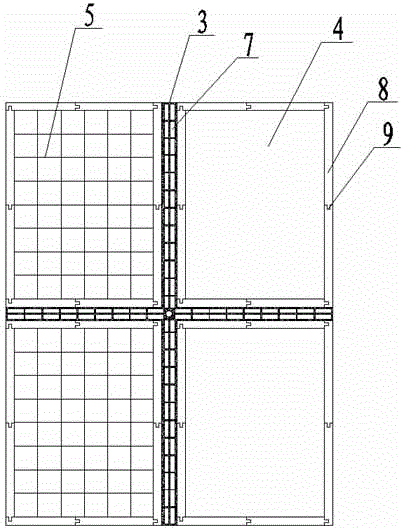 Flue-cured tobacco floating breeding nutrition pool capable of protecting cultivated land in greenhouse and building method thereof