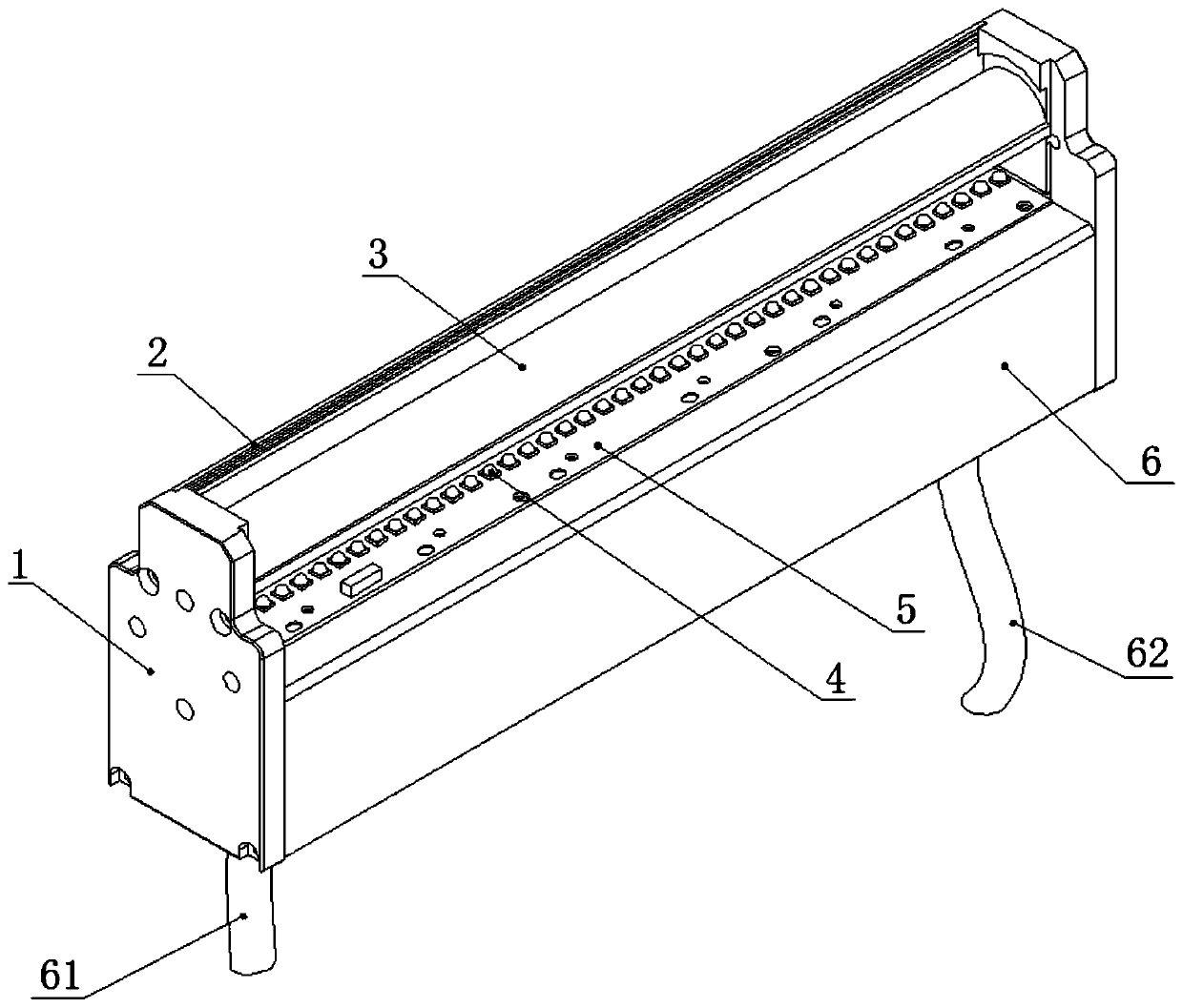 Air cooling LED light source device