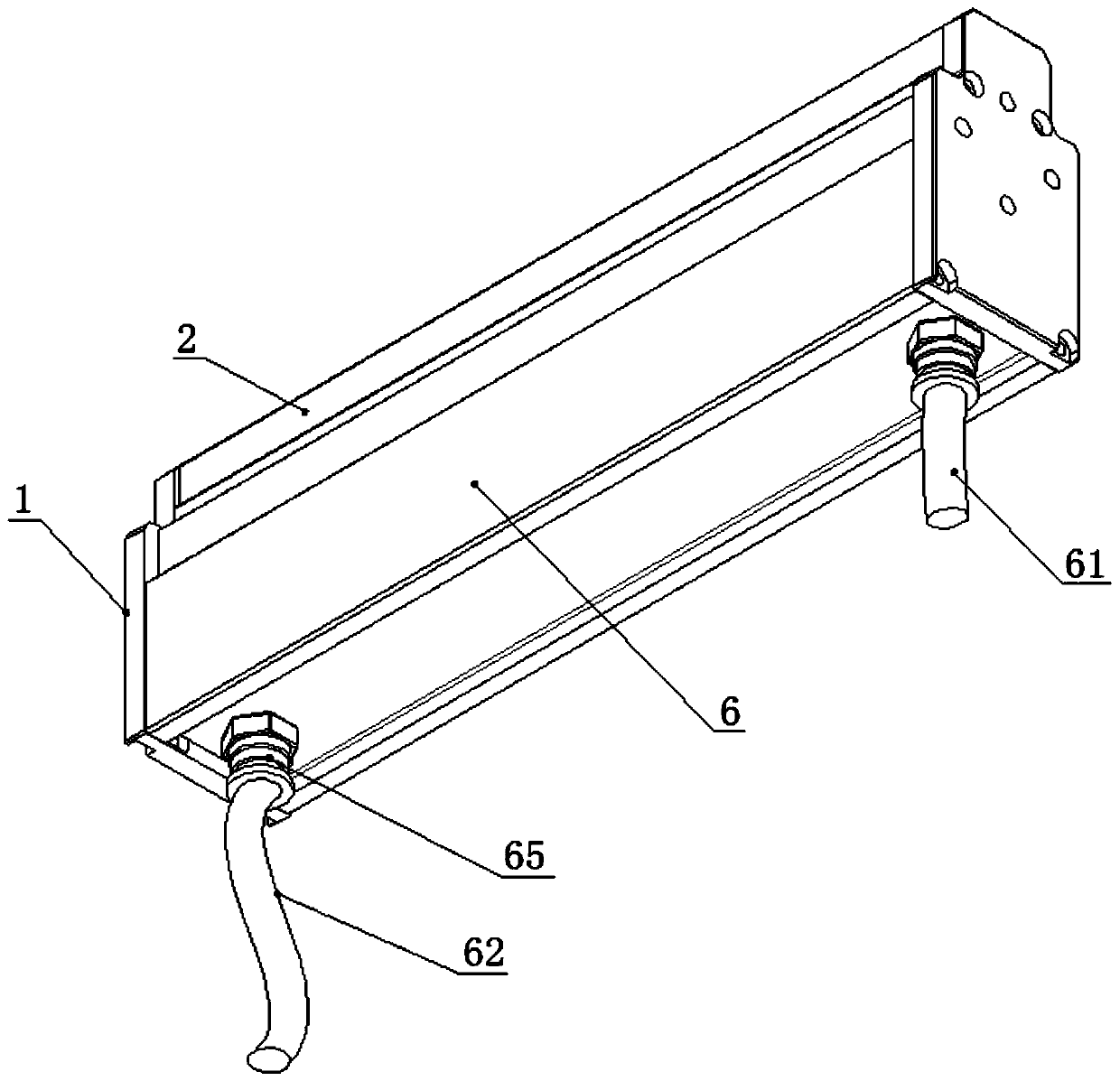 Air cooling LED light source device