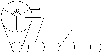 Force measurement method of FBG force measurement anchor rod