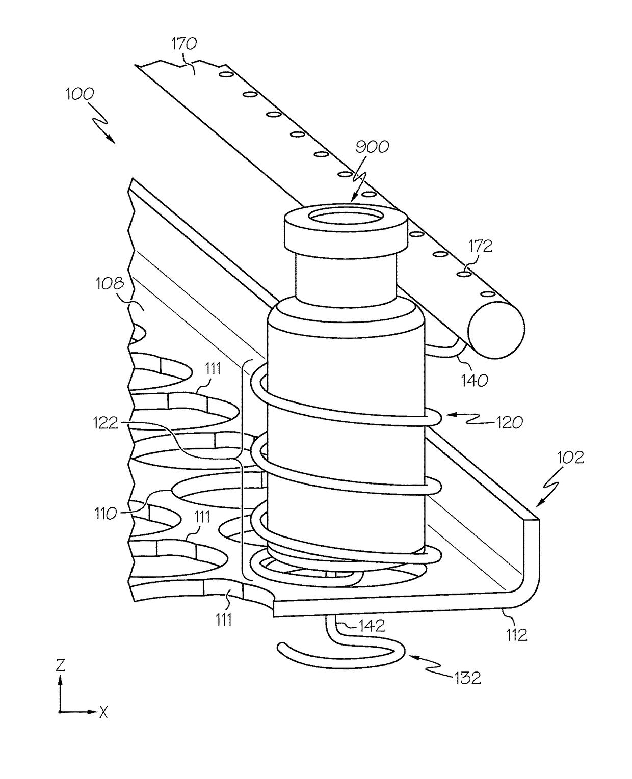 Magazine apparatuses for holding glassware during processing