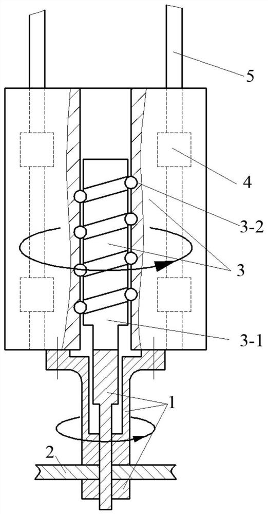 Stirring tool for removing upper and lower shoulders after friction stir welding of double shoulders and its usage method