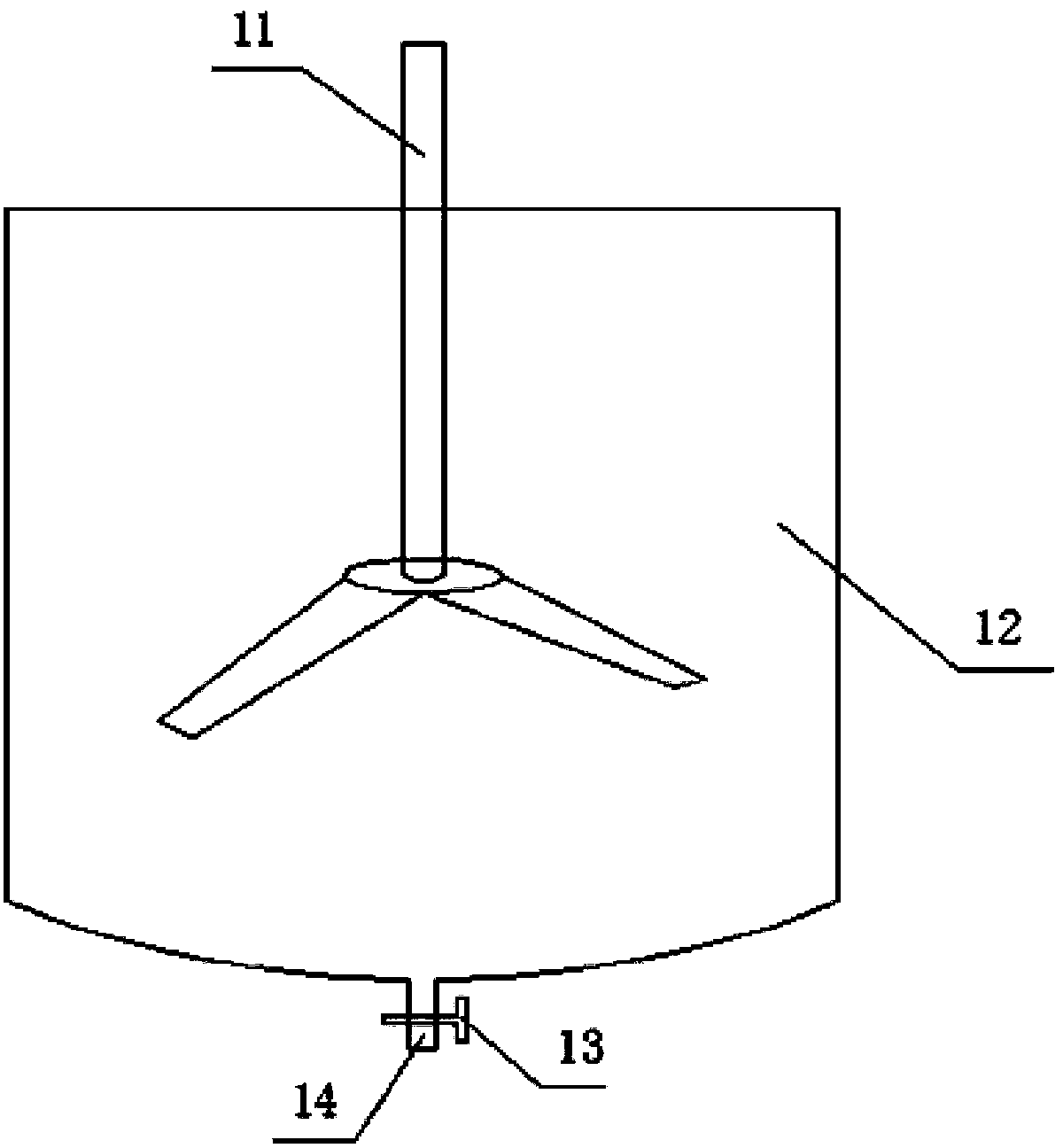 Novel pouring device for model test and application method