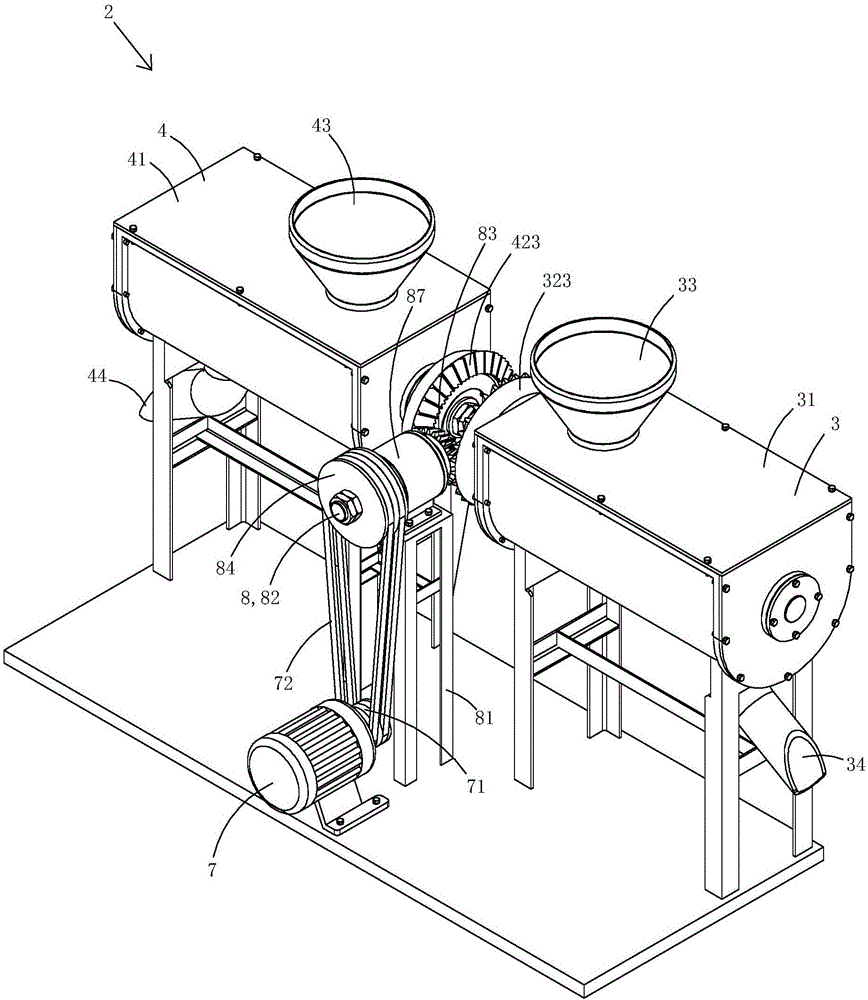 Logistics granary with ventilation heat exchange system