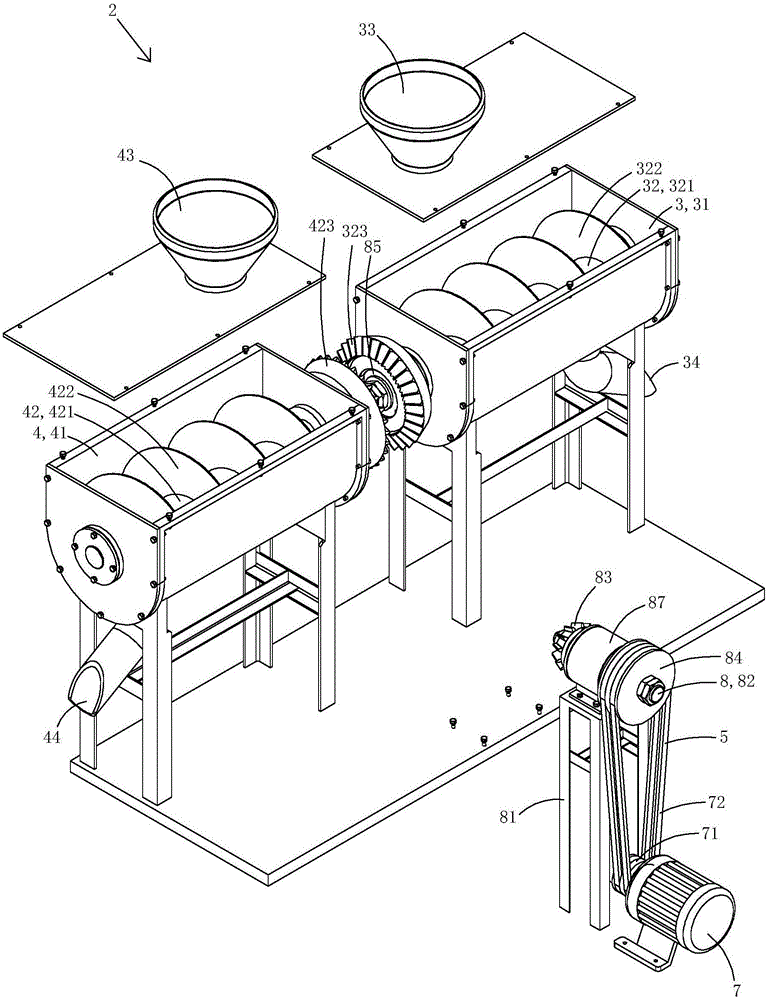 Logistics granary with ventilation heat exchange system