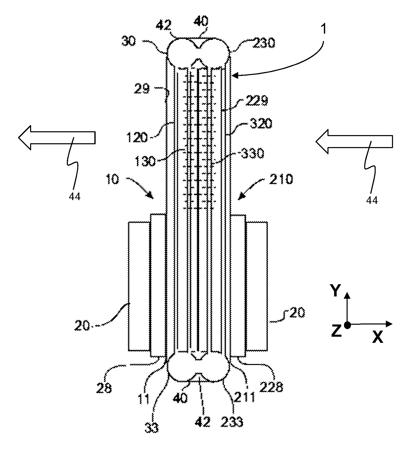 Heat exchanger for traction converters