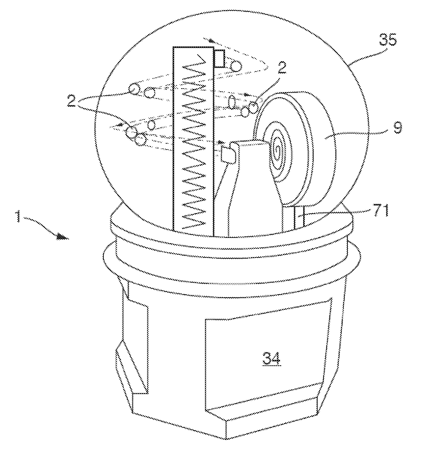 Method and apparatus for identifying playing balls