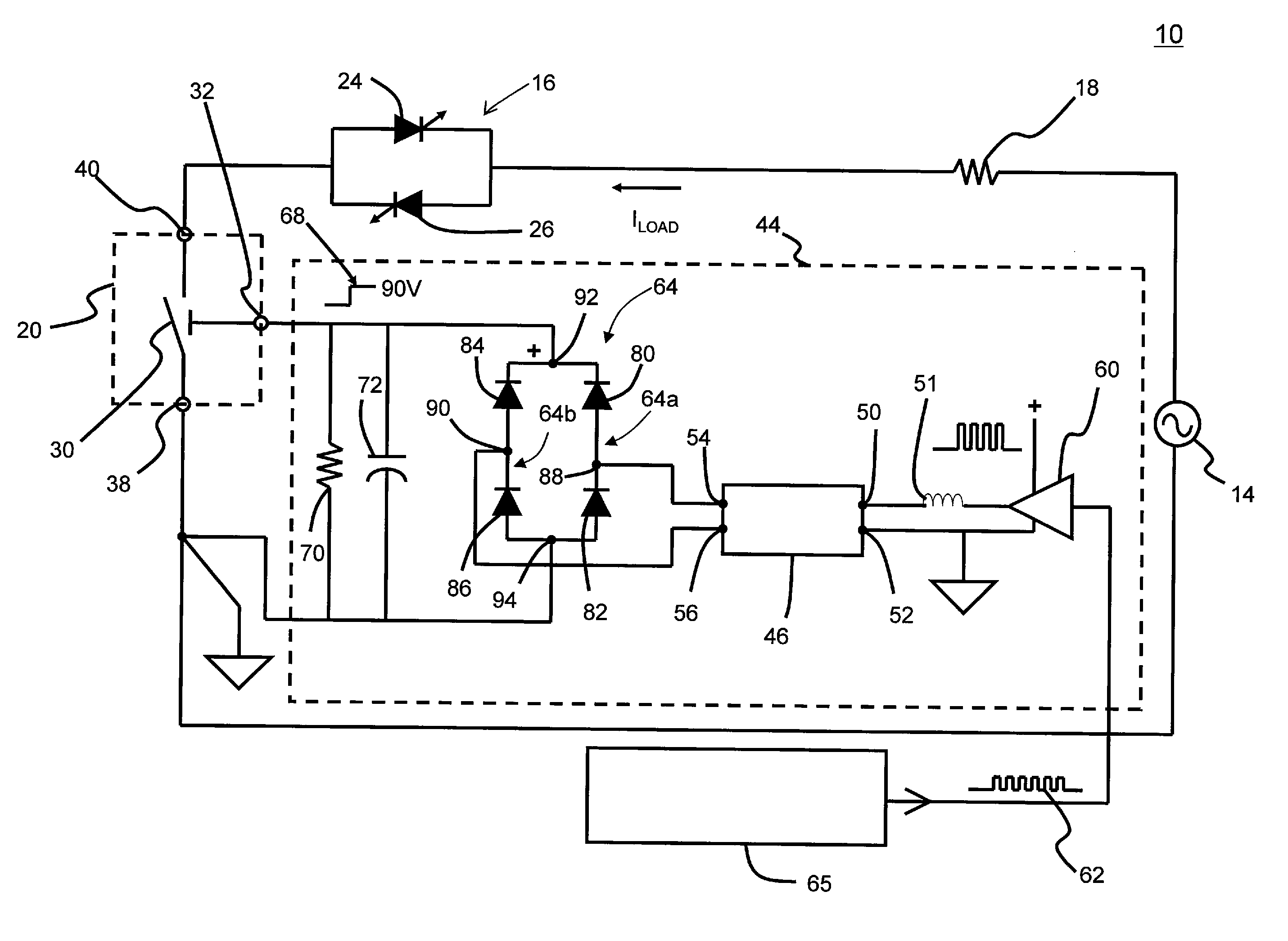Circuit System With Supply Voltage For Driving An Electromechanical Switch