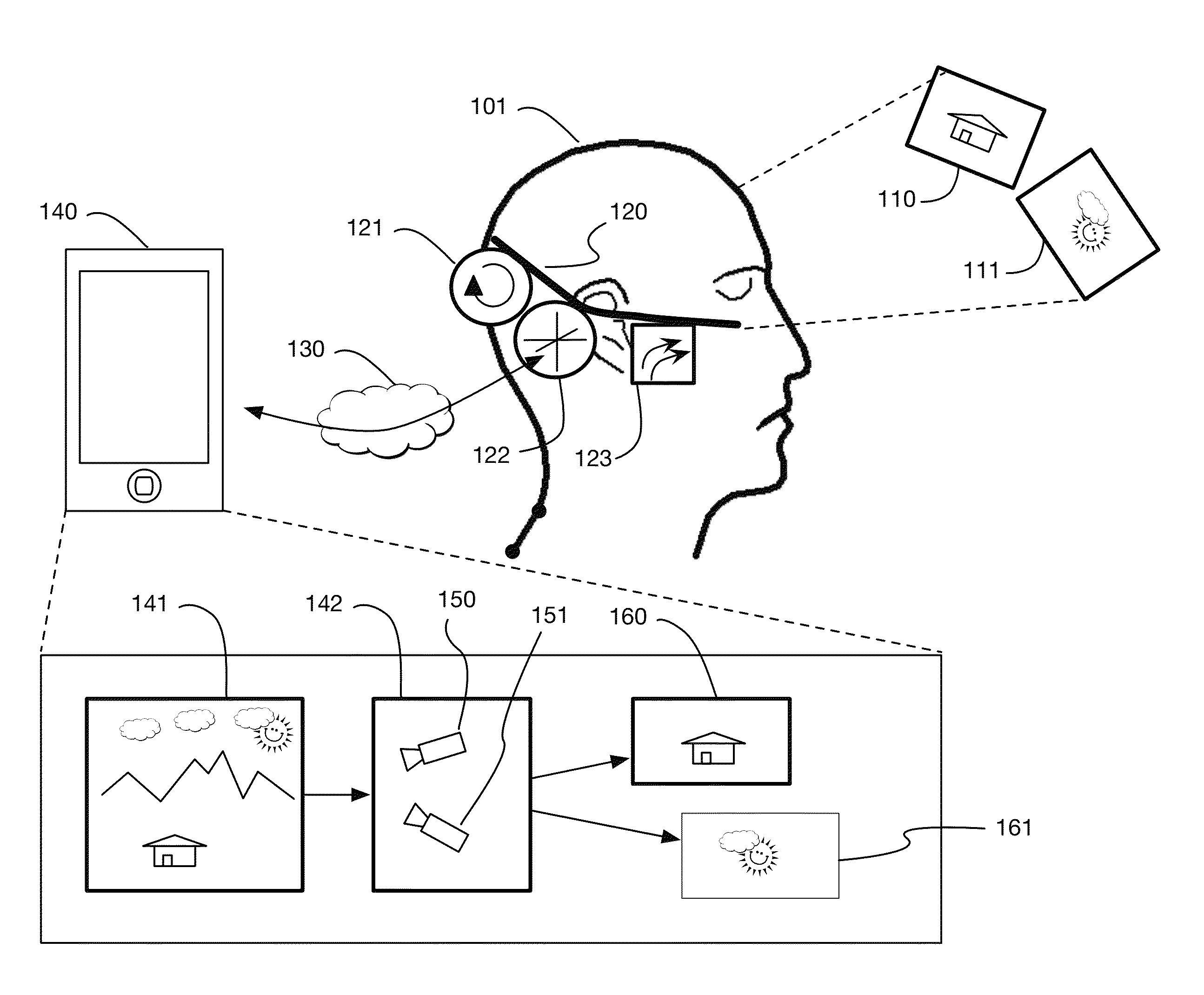 Low-latency virtual reality display system