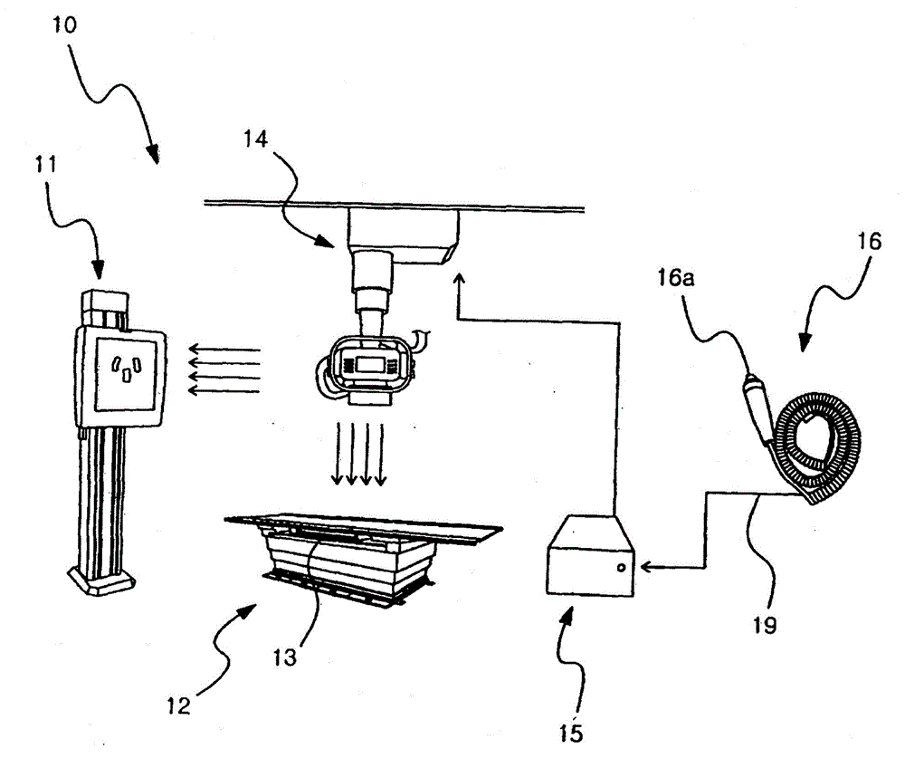 Operation switch for use on x-ray system, and x-ray system including same