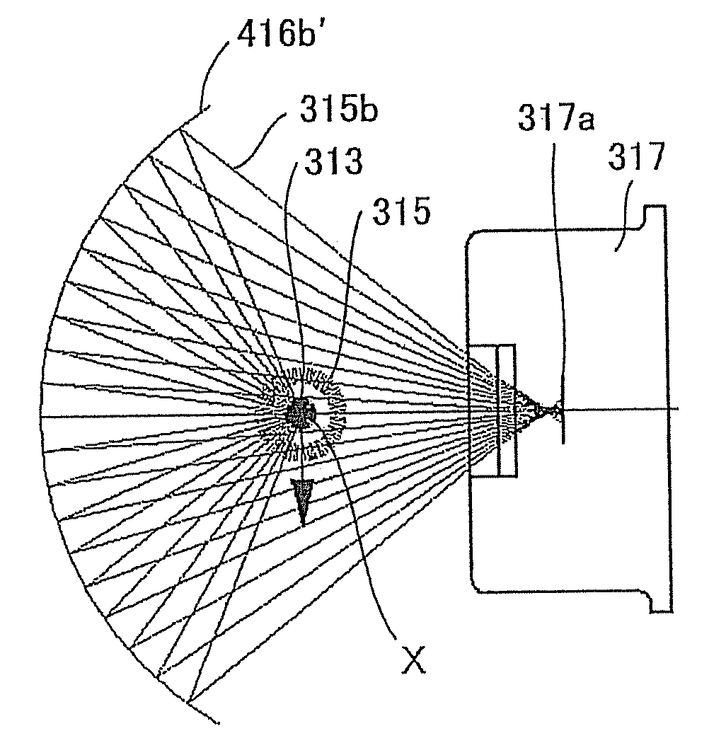 Particle counter and particle counting device having particle counter, and particle counting system and its use method
