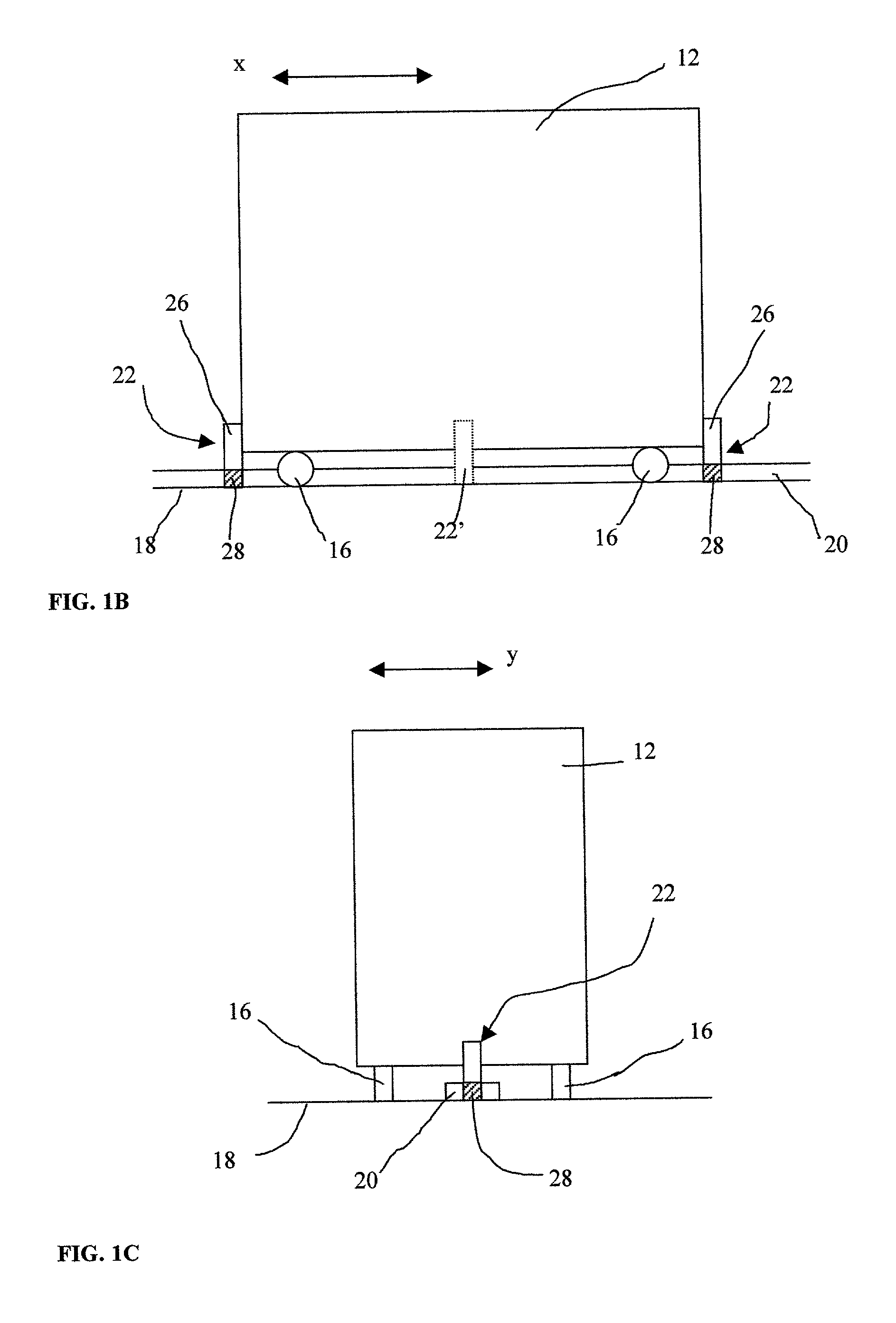 System for restraining aircraft delivery carts
