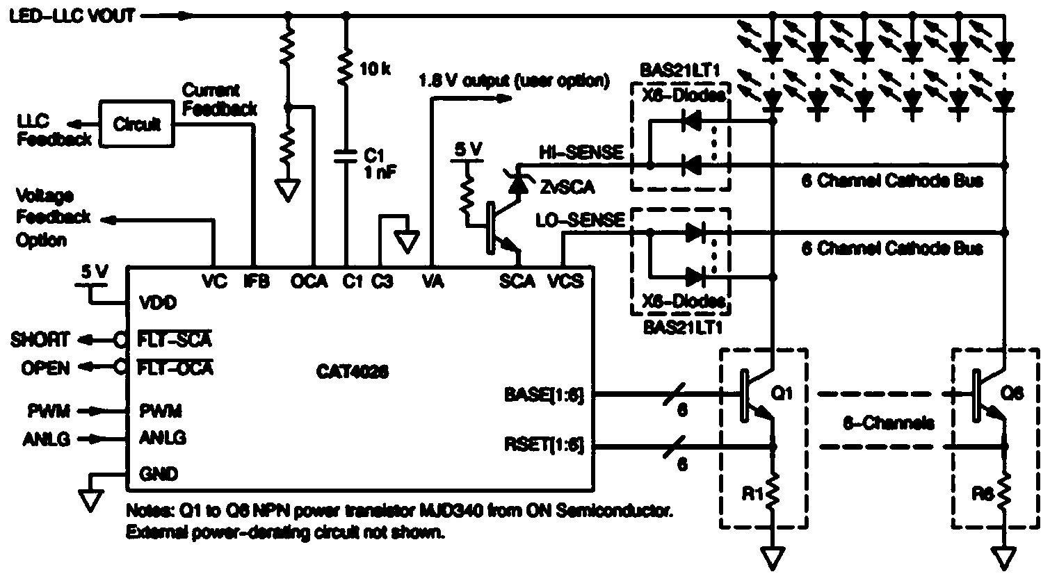 Circuit achieving multipath backlight driving through MCU (Micro Controller Unit) and driving method thereof