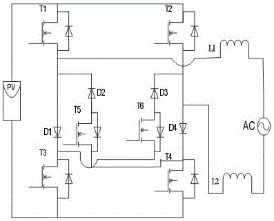 A single-phase photovoltaic grid-connected inverter with low common-mode voltage