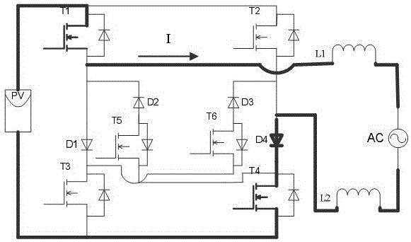 A single-phase photovoltaic grid-connected inverter with low common-mode voltage