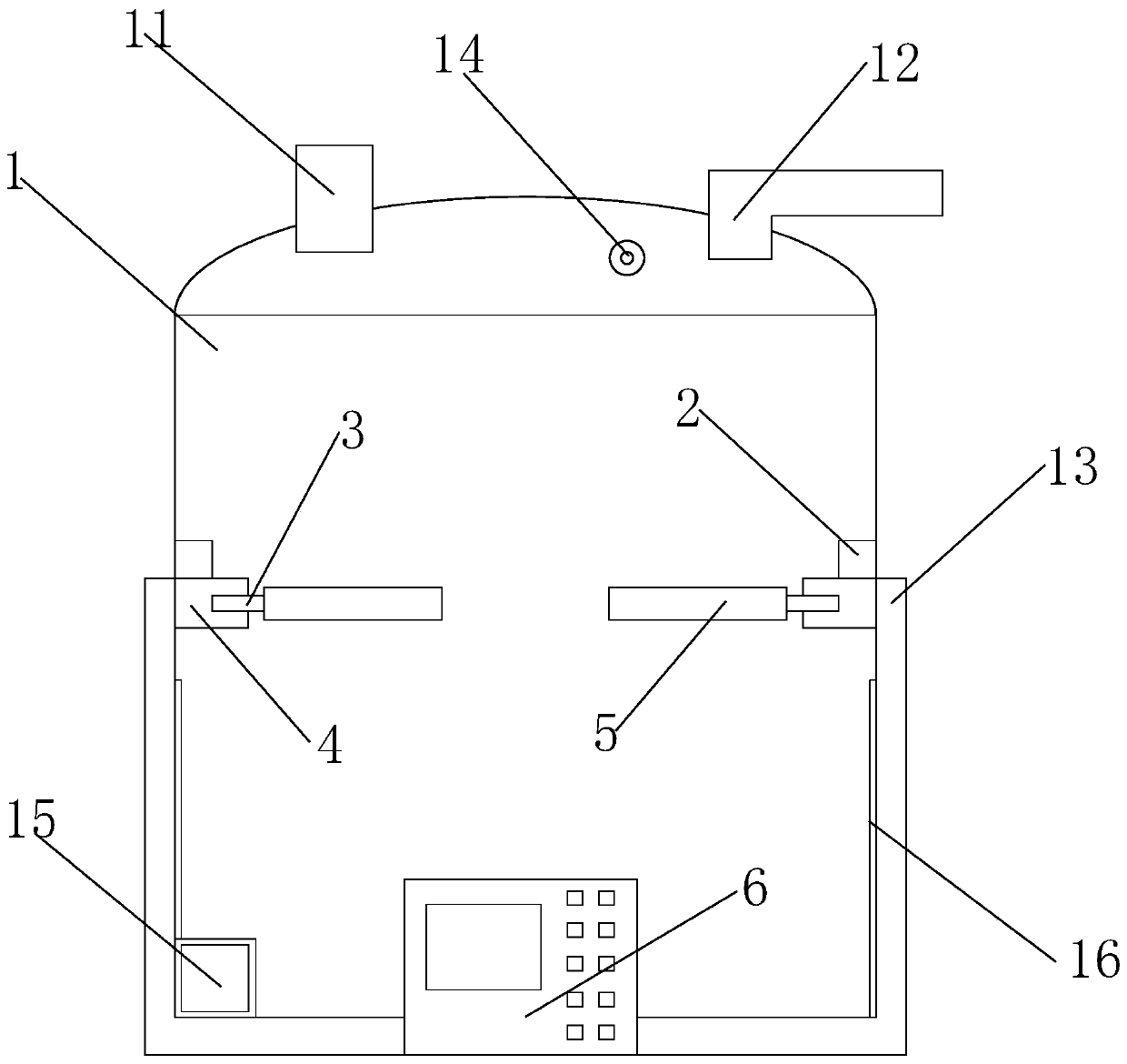 Chemical synthesis reaction kettle with shaft-free stirring function